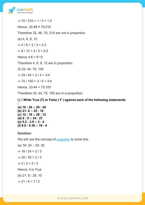 Ncert Solutions For Class 6 Maths Chapter 12 Ratio And Proportion