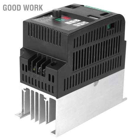 Good Work 2 2kw 2hp 380vac 3 เฟส Vfd ไดรฟ์ความถี่ตัวแปรอินเวอร์เตอร์แปลงควบคุมมอเตอร์ Shopee