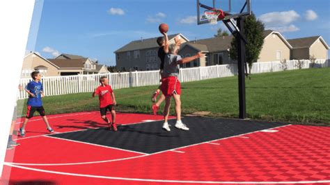 Backyard Basketball Court Flooring | Outdoor Sport Tiles