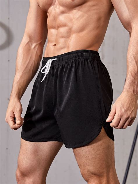 Hombres Shorts deportivos de cintura con cordón Sport shorts men