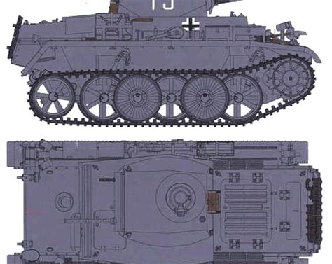 Tank Sd Kfz Pz Kpwf I Ausf C Vk Drawings Dimensions Figures