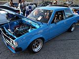 Blue Toyota Corolla Coupe With Benlevy