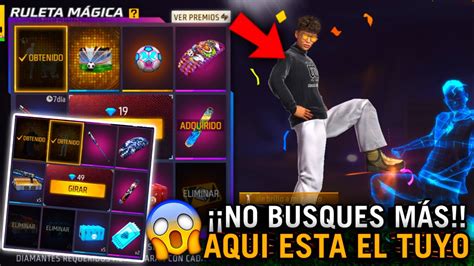 PATRONES Como SACAR EMOTE DALE BRILLO A 9 DIAMANTES En RULETA MAGICA