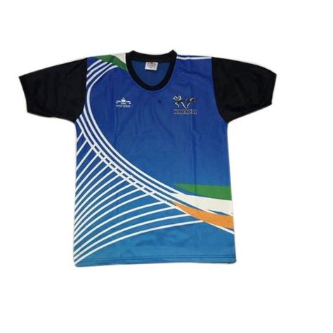 Printed Half Sleeve Mens Polyester Sports T Shirt Size S Xxl At Rs 280piece In Hyderabad