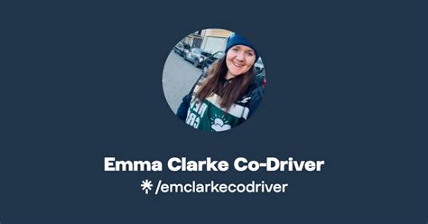 Emma Clarke Co Driver Instagram Facebook Tiktok Linktree