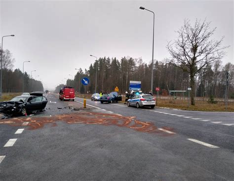 Uwaga Wypadek Na Drodze Do Olsztyna Utrudnienia W Ruchu