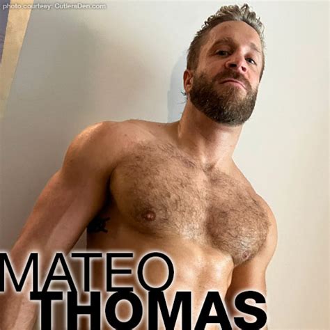 Mateo Tomas Canadian Hunk Of Muscle And Fur Gay Porn Star