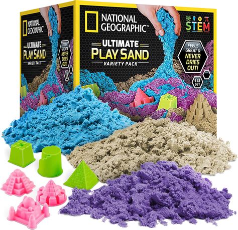 Amazon National Geographic Lb Play Sand Combo Pack Lbs