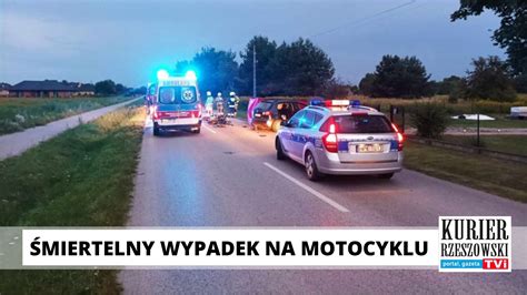 Śmiertelny wypadek motocyklisty w Grębowie Kurier Rzeszowski