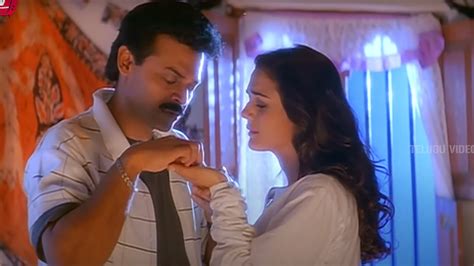 Venkatesh And Preity Zinta Love Scene Telugu Scenes Telugu Videos