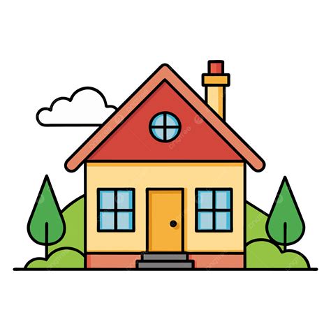 Cartoon House Clip Art Vector Cartoon House House Clipart Home