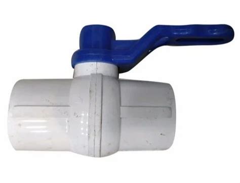 White And Blue Upvc High Pressure Ball Valve Size Inch At Rs