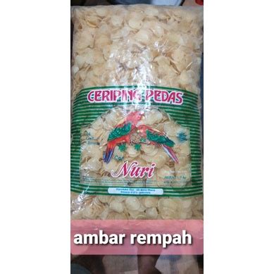 Jual Kerupuk Singkong Ceriping Pedas Cap Nuri 250gram Shopee Indonesia