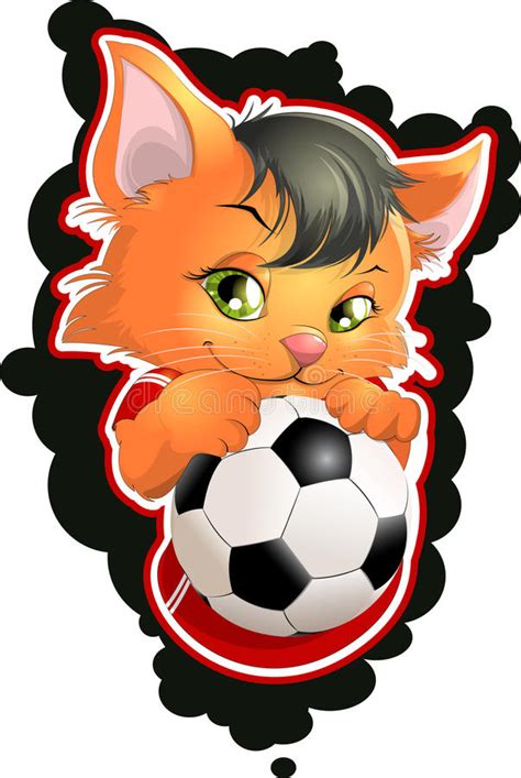 Kitten Football Stock Illustrations 188 Kitten Football Stock