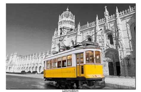 Obraz Płótno Lizbona Żółty Tramwaj Portugalia 7515873343 oficjalne