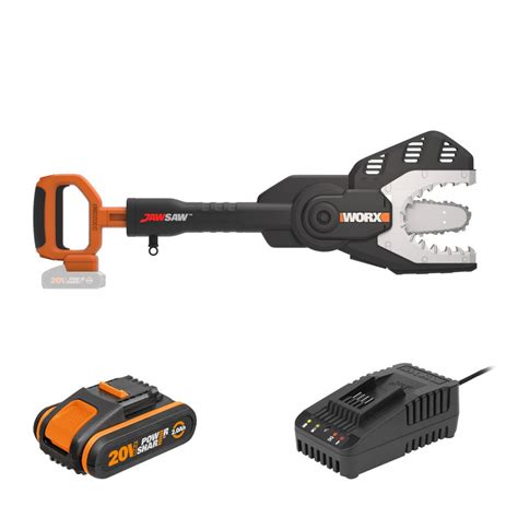 Worx V Cm Chainsaw Ah Powershare Kit Jawsaw Wg E Worx