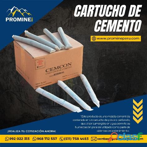 Lima Cartucho De Cemento Promine En Lima Callao Clasf Servicios