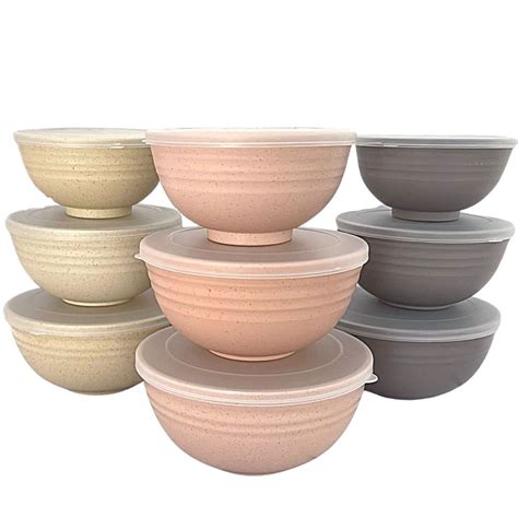 Conjunto Bowls Cumbuca Bambu Ecol Gico Tampa Pe As