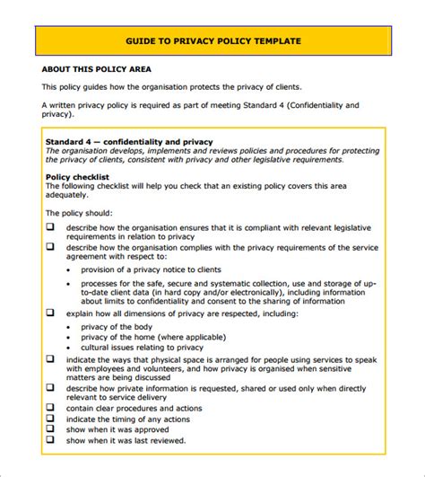 Free 5 Sample Privacy Notice Templates In Pdf Psd Ms Word