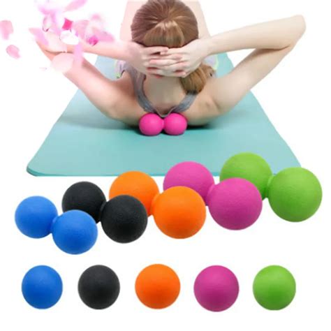 Double Lacrosse Ball Peanut Massage Ball For Thoracic Spine Upper Back