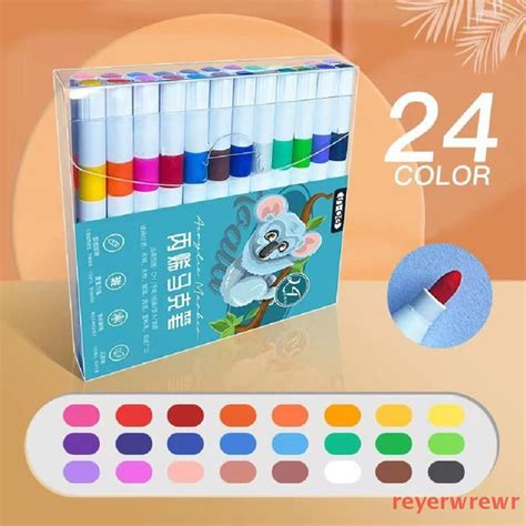24-цветные ,перманентные маркеры с акриловой краской posca Doodle Pen ...