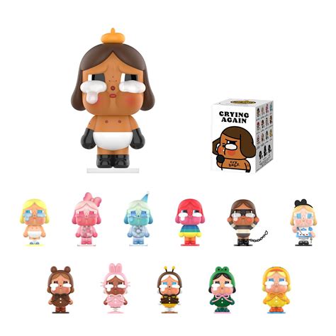 Amazon.com: POP MART Crybaby Crying Again Series Figures, Crybaby Blind