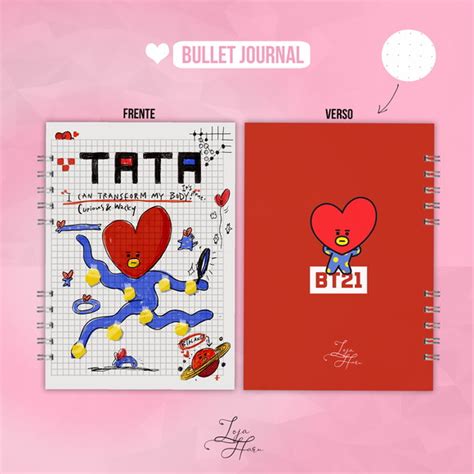 Kpop Bullet Journal Bts Bt21 Tata Elo7