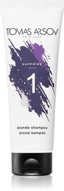 Tomas Arsov Sapphire Blonde Shampoo Brassy Tones Neutralizing Shampoo