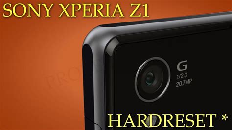 Sony Xperia Z1 Hard Reset Soft Reset Y Reset YouTube