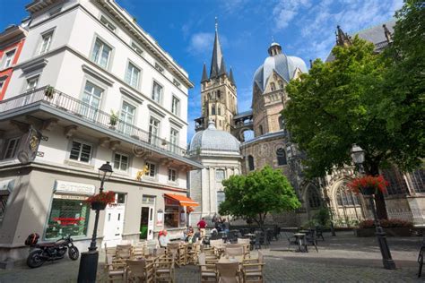 Aachen Old town, Germany editorial photography. Image of historical ...