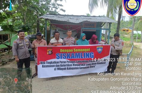 Kapolres Gorontalo Utara AKBP Andik Gunawan S I K Sidak Ke Polsek