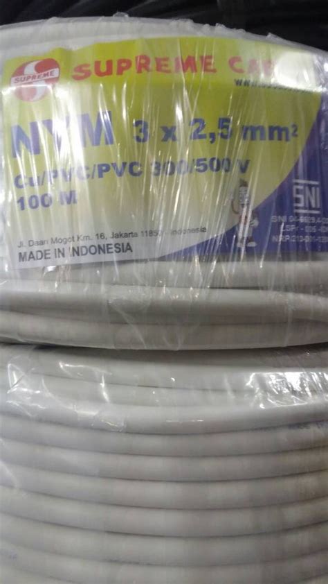 Jual Kabel Listrik Tunggal Nym X Mm Supreme Roll M Jakarta