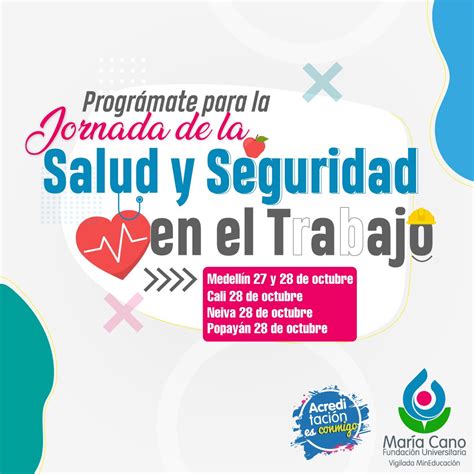 Jornada De La Salud Y Seguridad En El Trabajo Maria Cano