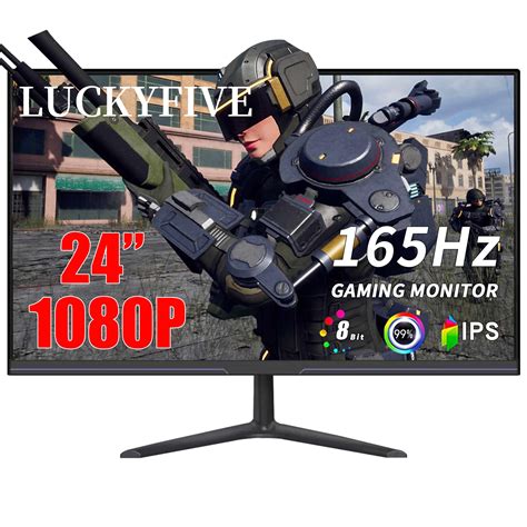 24 Inch Ultrawide Gaming Monitor Full HD 1920 x 1080p 165Hz, Built-in ...