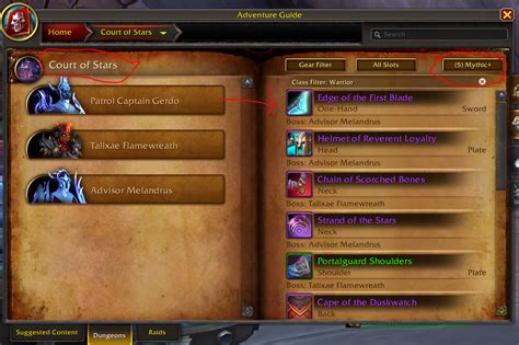 Loot table for m+ - General Discussion - World of Warcraft Forums