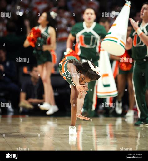 Coral Gables Florida Usa 31st Jan 2018 Miami Hurricanes