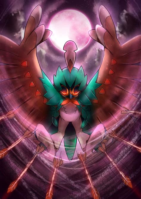 Decidueye Used Ominous Wind Pok Mon Sun And Moon Pokemon Sun