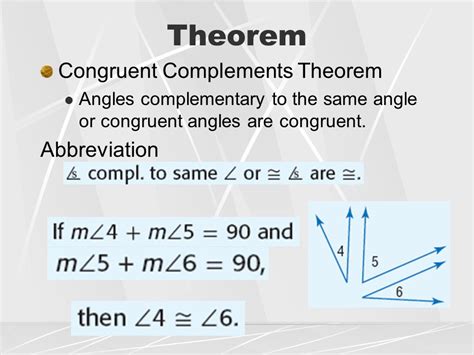 Congruent Complements Theorem