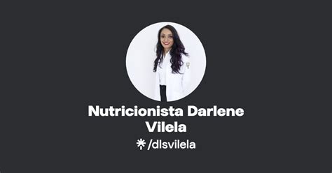 Nutricionista Darlene Vilela Instagram Facebook Linktree