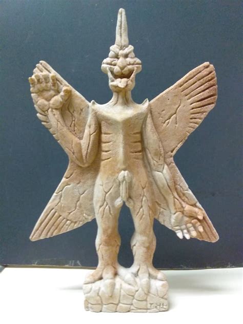 Pazuzu Demon Statue Replica Par Lartiste Ting Hua Etsy