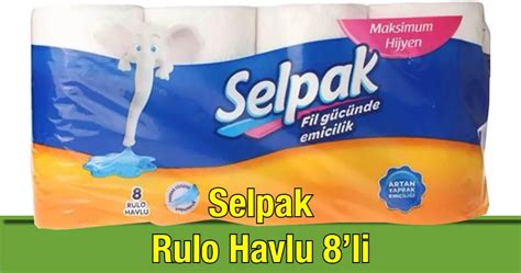 Selpak Rulo Havlu Li Paket Katl S Per Emici Perpa