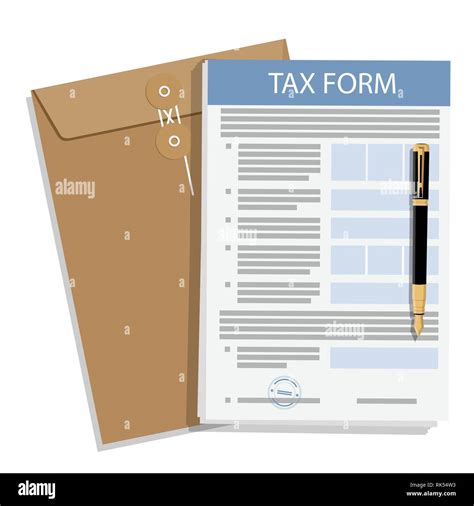 Blank Tax Form Clipart