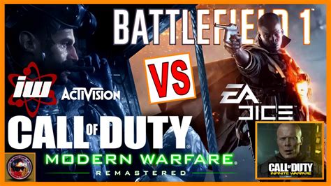 Battlefield 1 Vs Modern Warfare Remastered Quale Comprare Ita Youtube