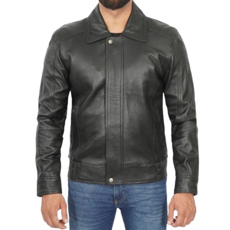 Black Leather Biker Jacket For Stylish And Comfortable Wear