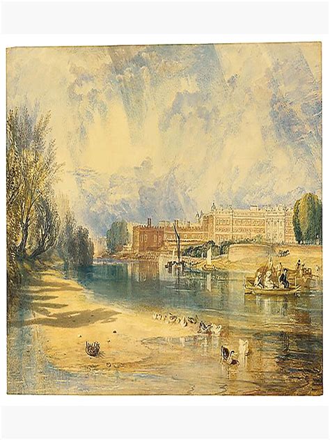 Joseph Mallord William Turner Ra Hampton Court Palace Sticker For