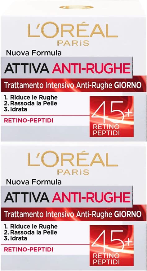 L Or Al Paris Attiva Anti Rughe Crema Giorno Viso Trattamento Intensivo