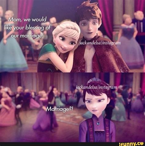 Jelsa Ifunny Jelsa Jack Frost And Elsa Funny Disney Memes