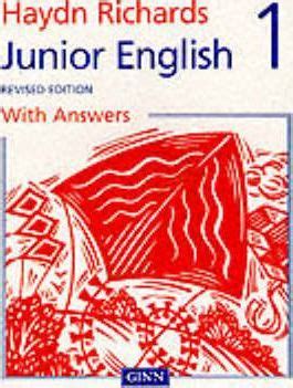 Haydn Richards Junior English Pupil Book 1 With Answers 1997 Edition