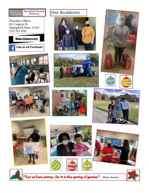 Sha December 2020 Tenants Newsletter Springfield Housing Authority