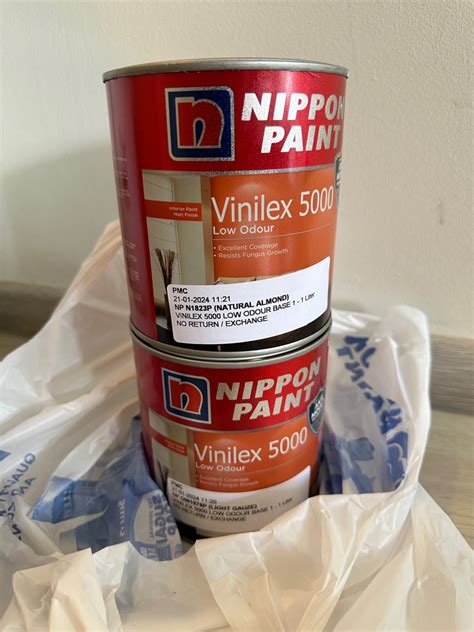 Nippon Paint Vinilex Litre Natural Almond Light Gauze